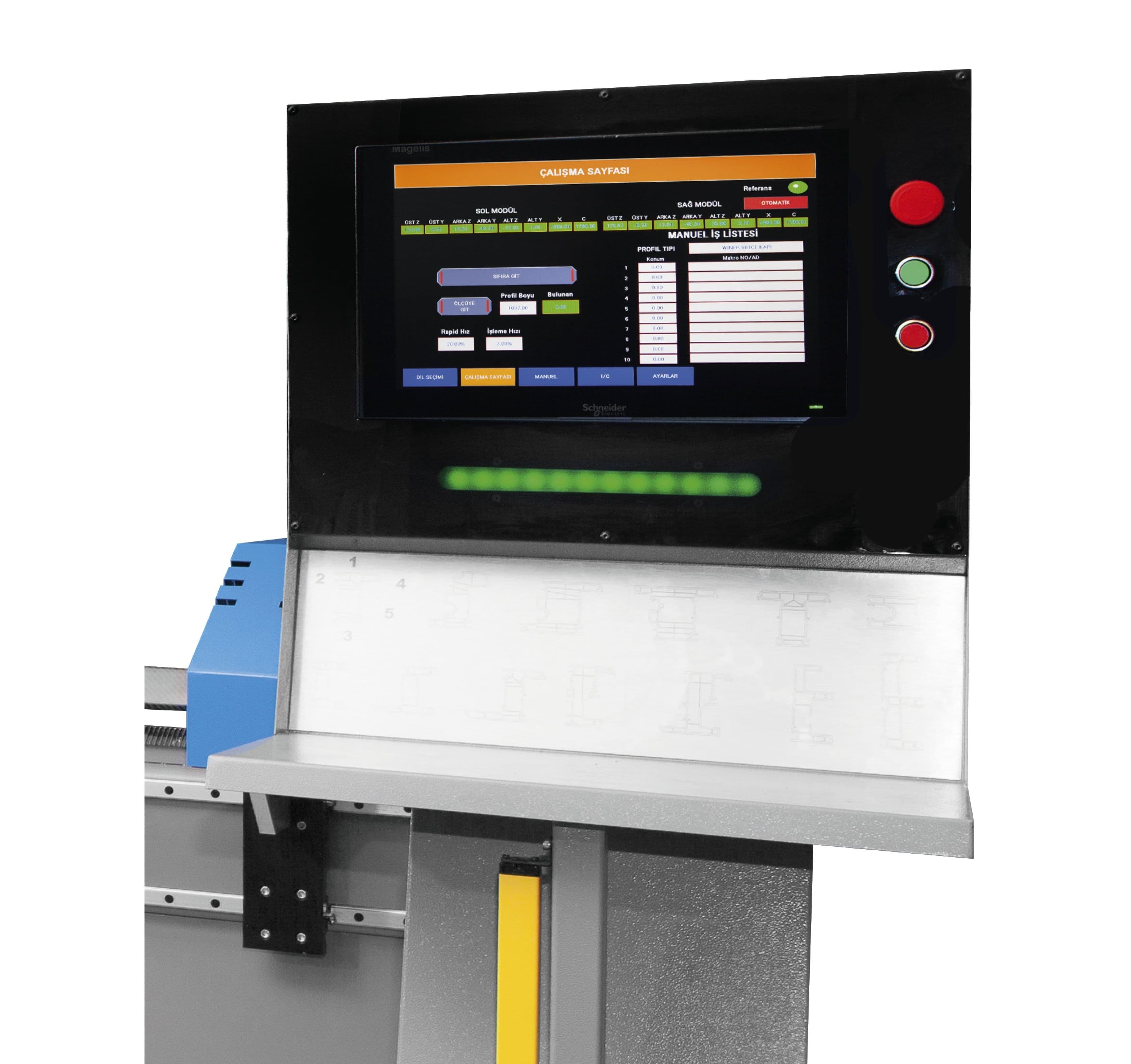Centru Aotomat de Prelucrare a Profilelor din PVC - PC611