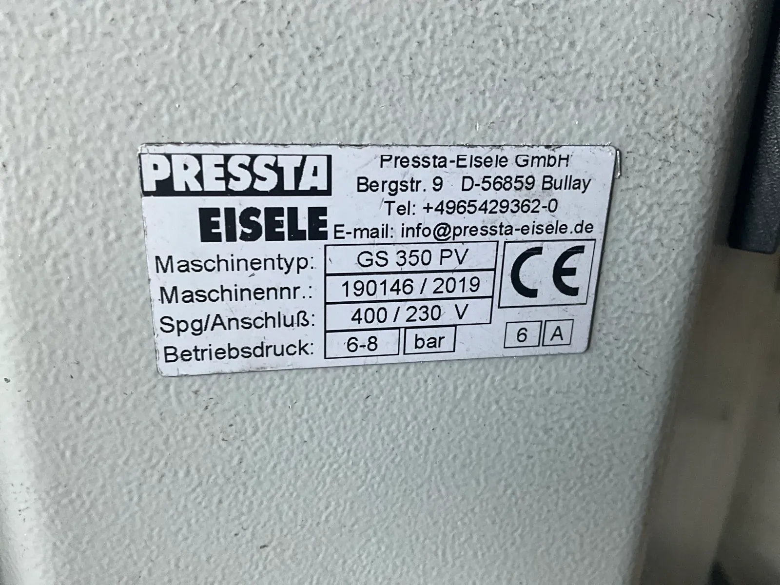 Mașină Automată de Debitat Profile PVC (Q350) - PRESSTA EISELE (GS350PV)