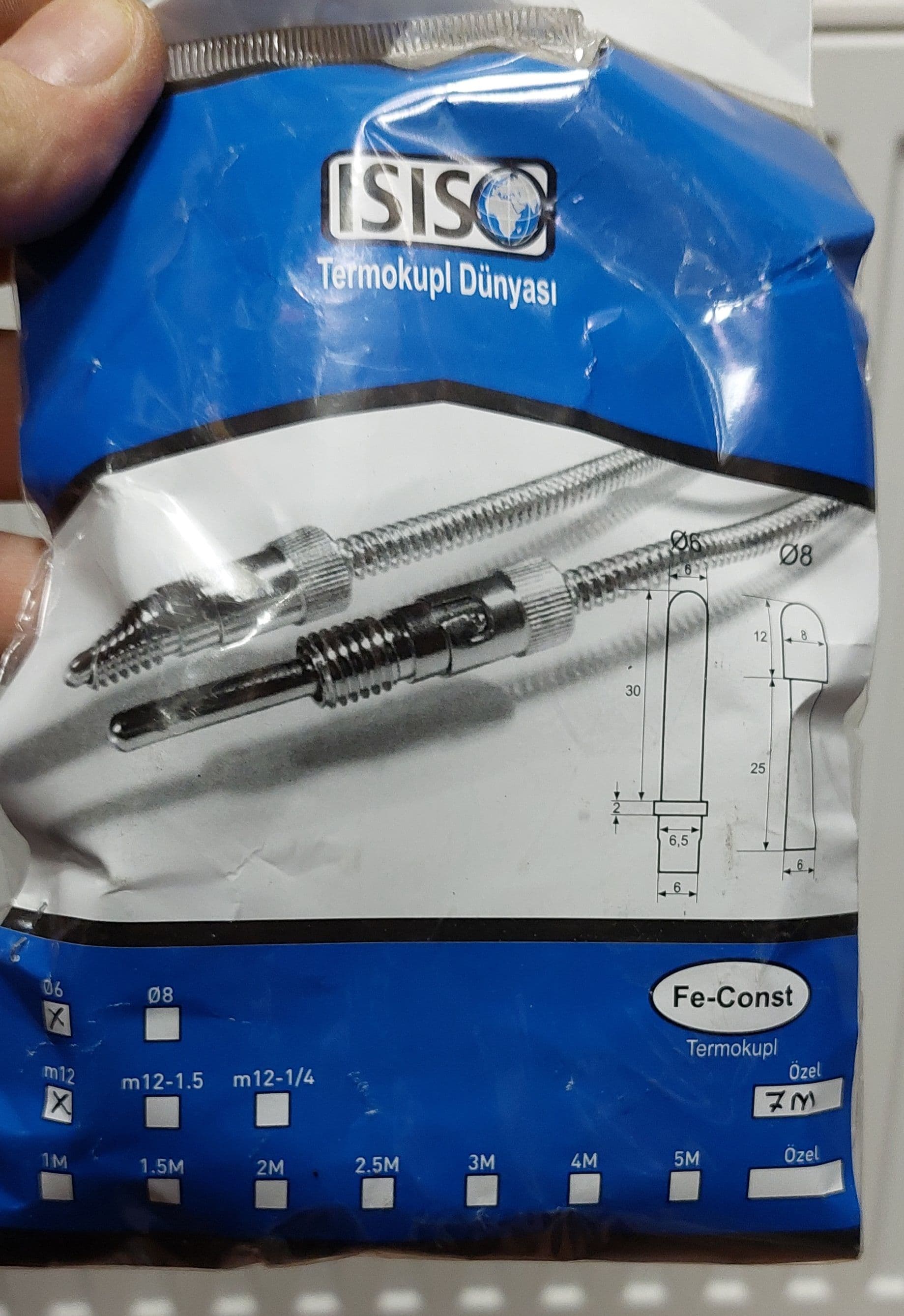 Termocupla / Senzor Temperatura (Tip J)