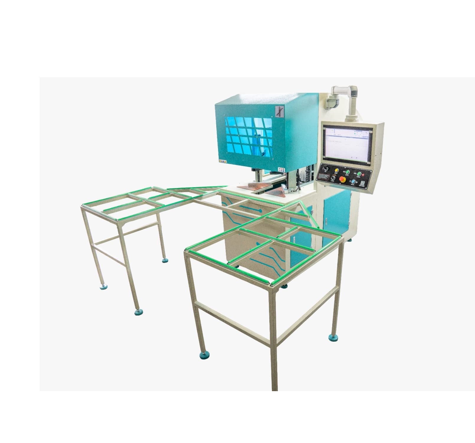 Mașina de Curațat Colturi CNC ptr. Profile PVC (2 axe) - SH6000
