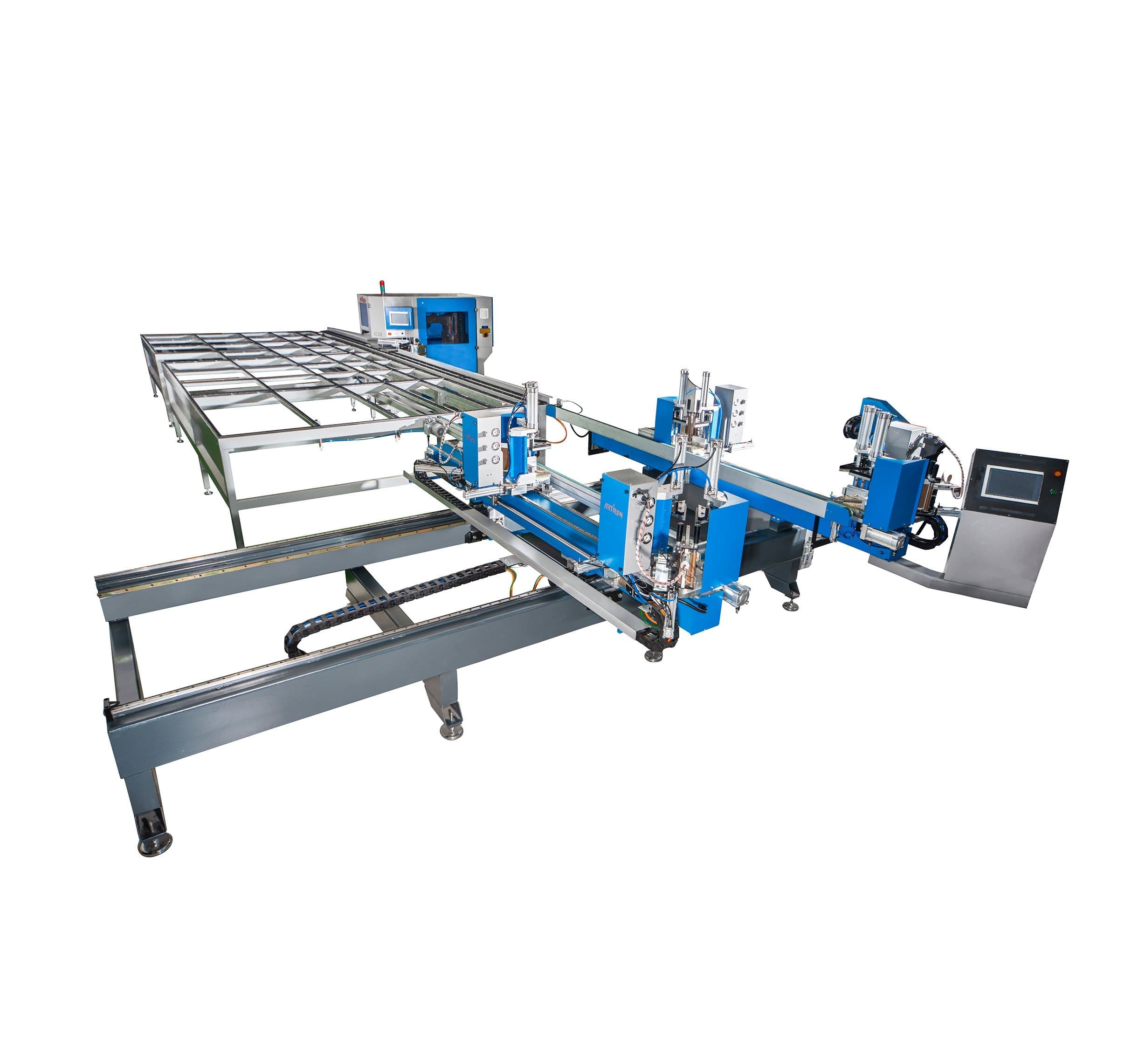 Linie de Automatizare pentru Sudare 4 Capete și Curațare CNC a Colțurilor - SL901