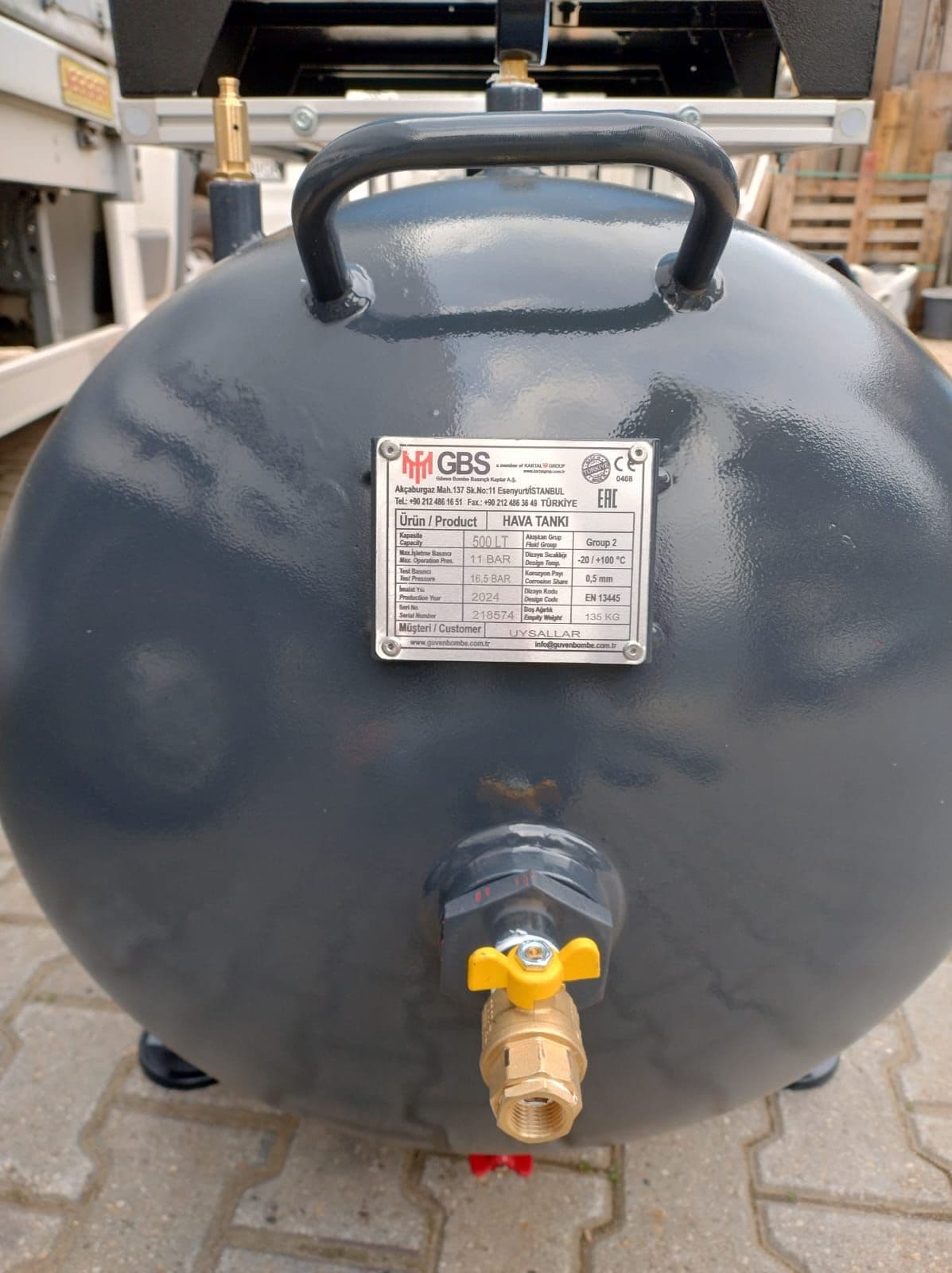 Compresor de Aer Silențios 7.5kW cu Butelie (500lt) - ZELFIR