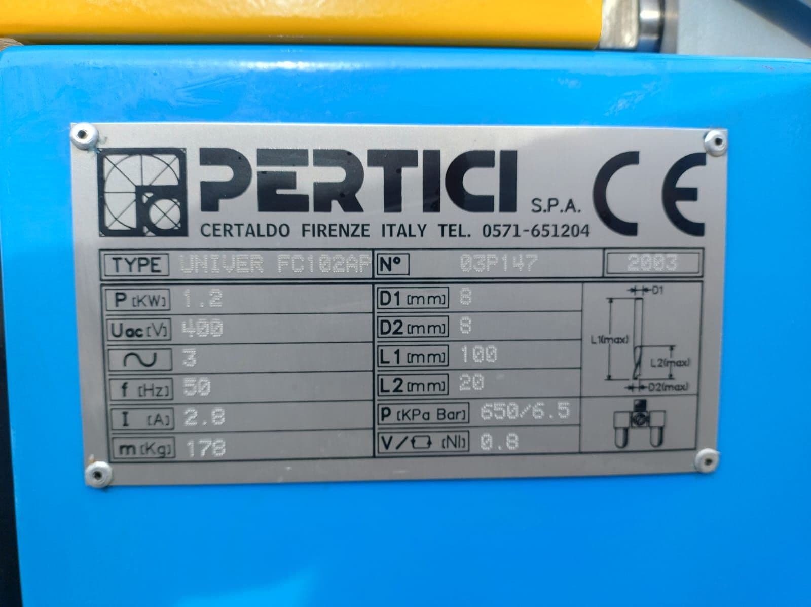 Freza de Copiat cu Racire ptr. Aluminiu & PVC PERTICI - FC102AP