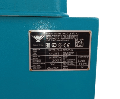 Freza de Copiat cu Racire ptr. Aluminiu & PVC - FR221S