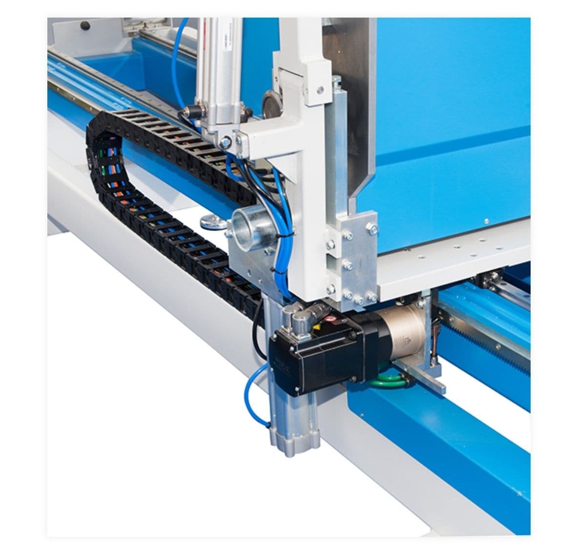 Masina de Debitat Aluminiu & PVC 2 capete cu Servomotor (Ø500) - DS501