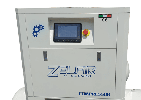 Compresor de Aer Silențios cu Inverter 7,5kW cu Butelie (330lt) - ZELFIR